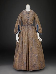 Dress, 1860s. Creator: Unknown.