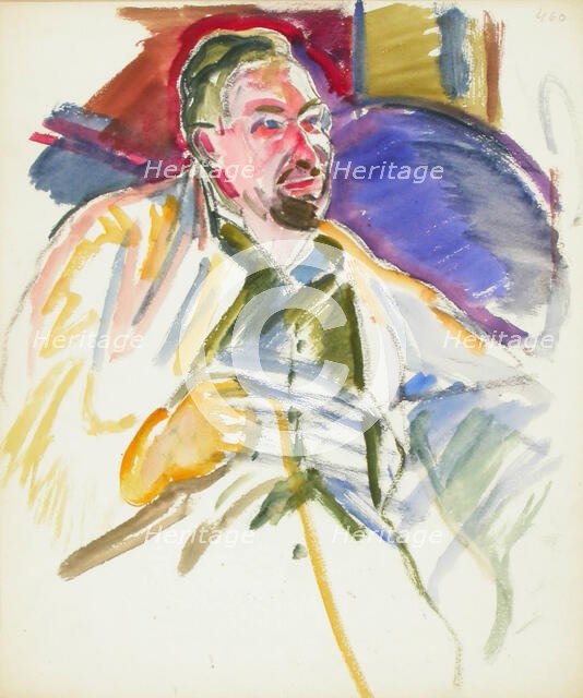 Sketch for a Portrait, c1910s. Creator: Verner Thome.