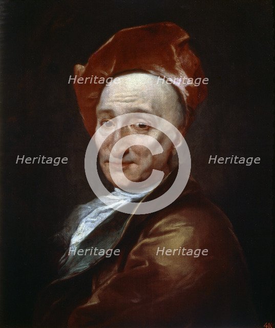 'Portrait of the author Bernard le Bovier de Fontenelle', 18th century. Artist: Hyacinthe Rigaud