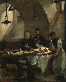 Study for "Autopsy at the Hôtel-Dieu", 1876. Creator: Henri Gervex.