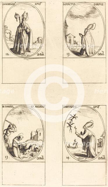 St. Maximilian; St. Carpus; St. Daniel and Angelus; St. Fortunatus. Creator: Jacques Callot.