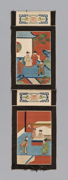 Panel (For a Screen), China, Qing dynasty (1644-1911), 1875/1900. Creator: Unknown.