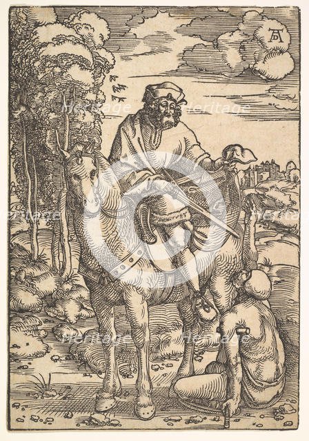 Saint Martin on Horseback, 15th-16th Century. Creator: Hans Baldung.
