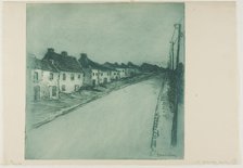Road Through a Village, 1902. Creator: Theophile Alexandre Steinlen.