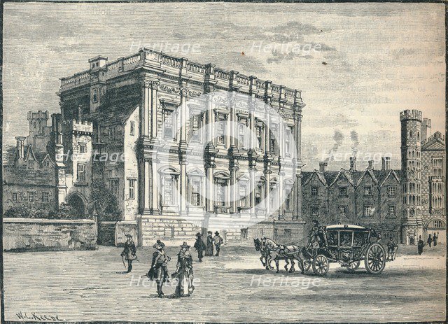 The Banqueting House, Whitehall, London, 17th Century (1905). Artist: Unknown.