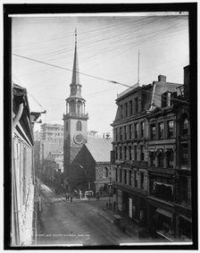 Old South Church Old South Meeting House, Boston, between 1890 and 1899. Creator: Unknown.