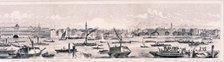 London from the River Thames, 1844 Artist: Frank Vizetelly  