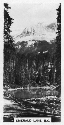 Emerald Lake near Field, British Columbia, Canada, c1920s. Artist: Unknown