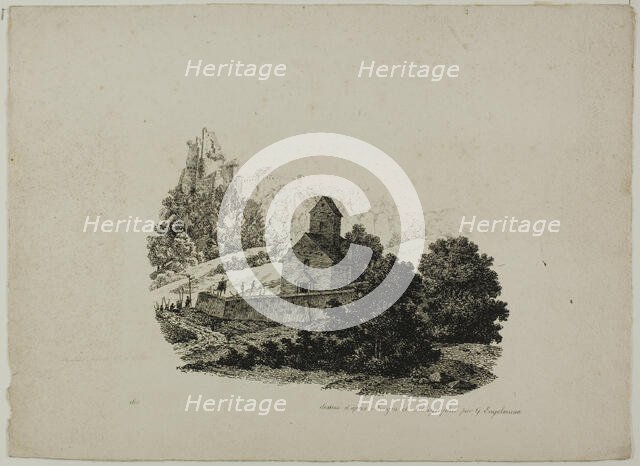 Landscape with Procession, n.d. Creator: Godefroy Engelmann.