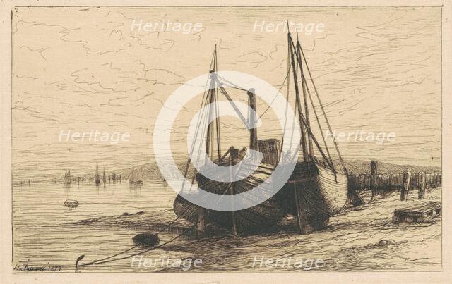 On New York Bay, 1879. Creator: Henry Farrer.