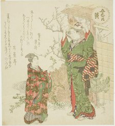 Yellow (Ki), from the series "Five Colors (Goshiki no uchi)", c. 1820. Creator: Shinsai.