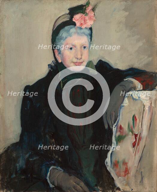 Portrait of an Elderly Lady, c. 1887. Creator: Mary Cassatt.