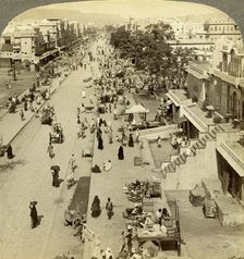 Jauhri Bazaar, Jeypore, Orissa, India.Artist: Underwood & Underwood