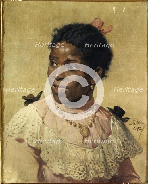 Miss Nabou, 1892. Creator: Adolphe Yvon.