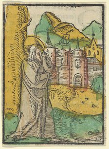Christ Deploring Jerusalem, from Das Plenarium, 1517. Creator: Hans Schäufelein the Elder.