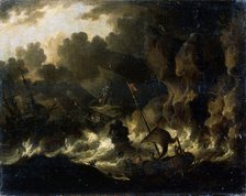 'Stormy Sea', 17th century. Artist: Dutch Master