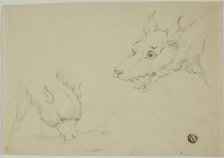 Wolf and Lamb, n.d. Creator: Unknown.
