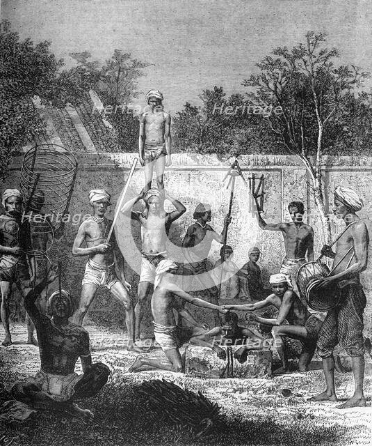 'Hindoo Jugglers', c1891. Creator: James Grant.