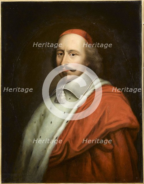 Portrait of Cardinal Jules Mazarin (1602-1661), First Half of 17th cen..