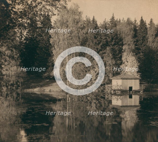 Near the small town of Iustilia, on the Saimaa Canal, between 1905 and 1915. Creator: Sergey Mikhaylovich Prokudin-Gorsky.