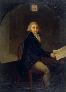 Portrait of a man, between 1789 and 1799. Creator: Unknown.
