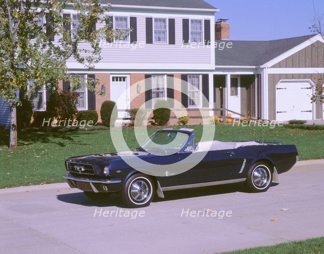 1966 Ford Mustang 289 convertible. Artist: Unknown.