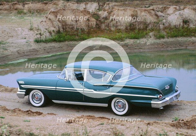 1958 Chevrolet Biscayne. Artist: Unknown.