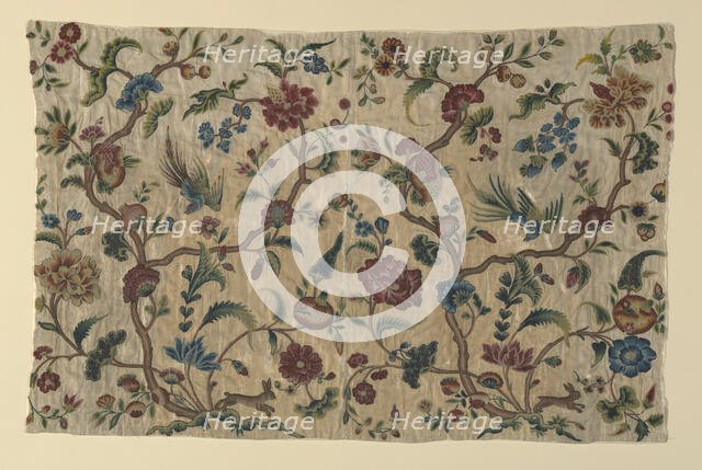 Portion from a Valance, England, 1701/25. Creator: Unknown.