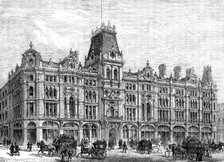 The Mercers' Company's New Buildings, Cheapside, 1881. Creator: Unknown.