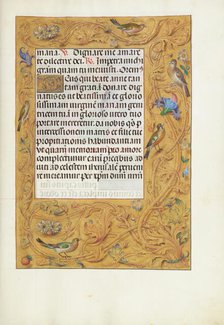 Decorated Text Page; Spinola Hours, about 1510-1520. Creator: Unknown.