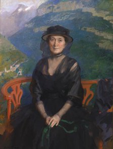 Portrait of Mrs. Addison C. Harris, 1917. Creator: Cecilia Beaux.