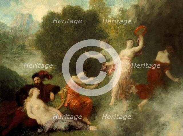 Tannhäuser on the Venusberg, 1864. Creator: Henri Fantin-Latour.