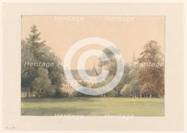 View of the old Loo, 1797-1870. Creator: Andreas Schelfhout.