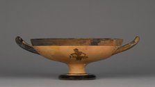 Attic Black-Figure Kylix, about 525-500 BC. Creator: Theseus Painter.