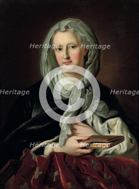 Portrait of Maria Vittoria of Savoy (1690-1766), Princess of Carignano. Creator: Van Loo, Carle (Charles Andre) (1705-1765).