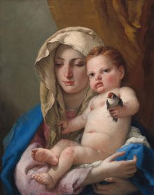 Madonna of the Goldfinch, c. 1767/1770. Creator: Giovanni Battista Tiepolo.