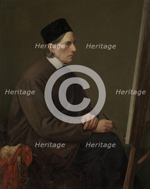 The Painter Johann Friedrich Overbeck, 1866-1867. Creator: Karl Hoffmann.