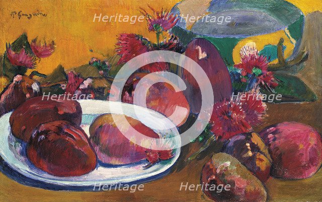 Still Life with Mangoes, ca 1891-1896. Artist: Gauguin, Paul Eugéne Henri (1848-1903)