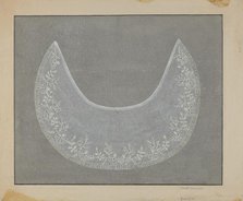 Embroidered Collar, c. 1936. Creator: Marie Famularo.