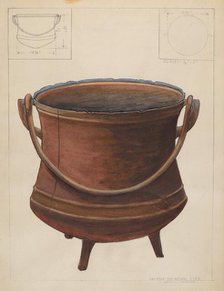 Cooking Pot, c. 1936. Creator: Ludmilla Calderon.