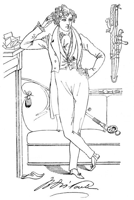 'Mr Disraeli in his youth', 19th century. Artist: Unknown