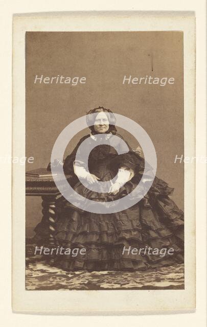 Portrait of a Woman, 1862-1865. Creator: Disdéri & Cie..