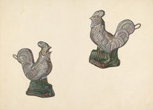 Rooster Coin Bank, c. 1938. Creator: William O. Fletcher.