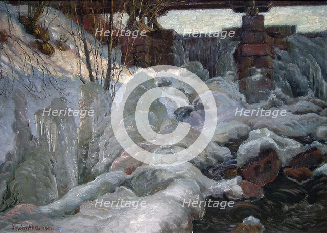 Patches of Ice, 1902. Creator: Thorolf Holmboe.