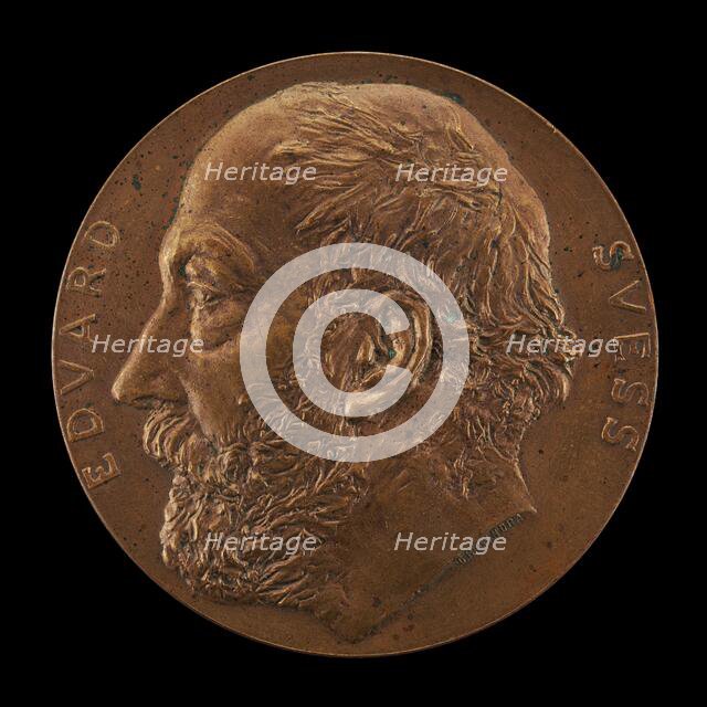 Eduard Suess, 1831-1914, Geologist [obverse], 1897. Creator: Karl Gindra.