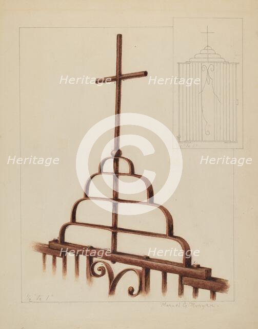 Cross, c. 1937. Creator: Manuel G. Runyan.