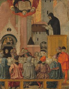 A Dominican Preaching, c. 1470. Creator: Agnolo degli Erri.