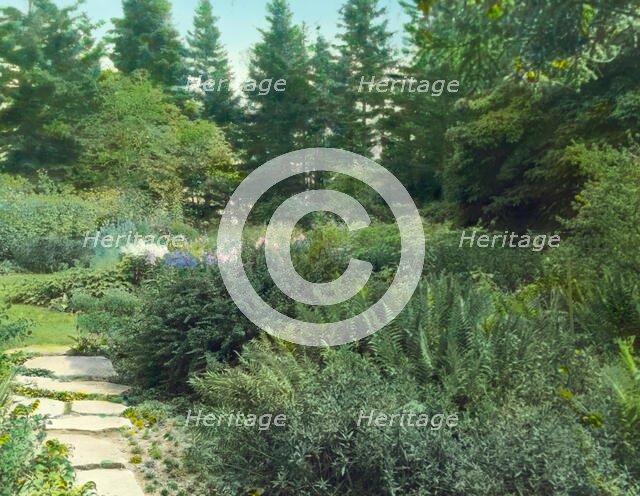 "Reef Point," Beatrix Jones Farrand house, Bar Harbor, Maine, 1920. Creator: Frances Benjamin Johnston.
