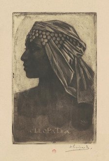 Cleopatra, before 1889. Creator: Henri-Charles Guerard.