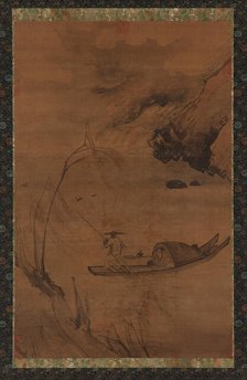 Fishing with Cormorants, Ming dynasty, 16th century. Creator: Unknown.